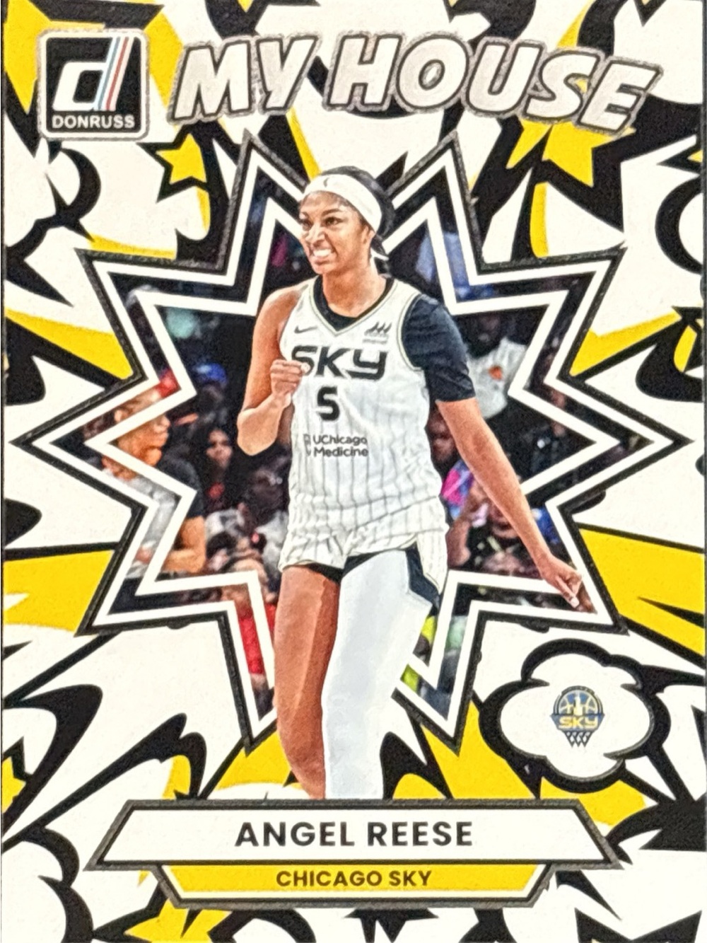 Panini Donruss Angel Reese Chicago Sky My House Basketball Trading Card